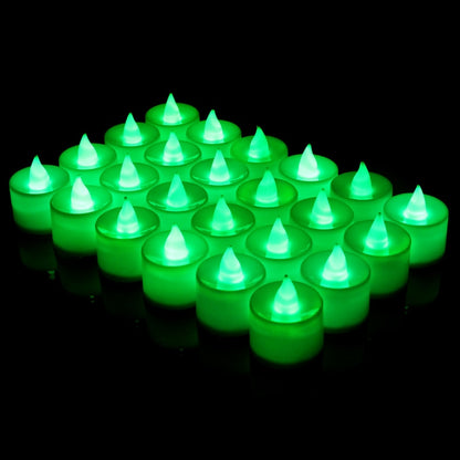 12Pcs Multicolor Flameless LED Candles Battery Operated Tea Light - Innovative Decor