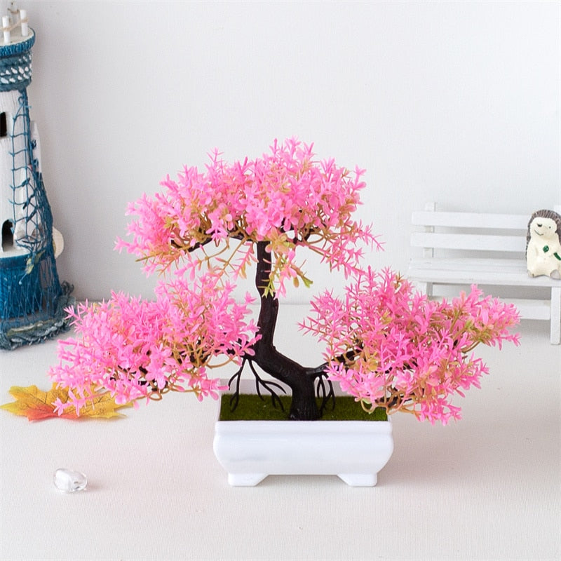 Artificial Plastic Plants Bonsai Small Tree - Innovative Decor