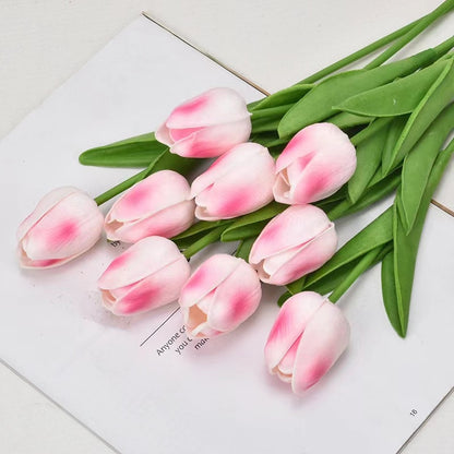 Silicone Artificial Flower Tulip Bouquet - Innovative Decor