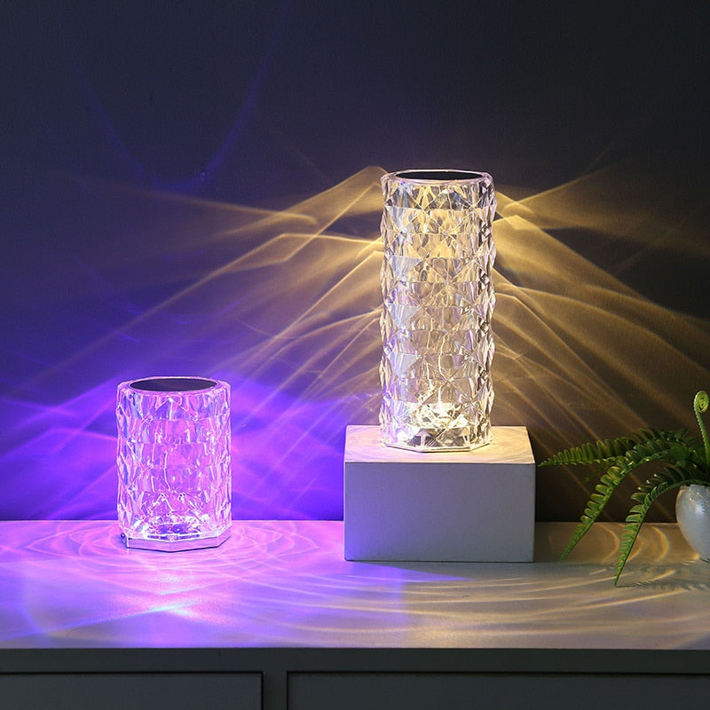 Colors LED Crystal Table Lamp - Innovative Decor