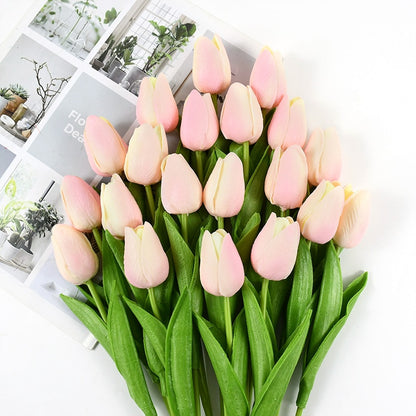 Silicone Artificial Flower Tulip Bouquet