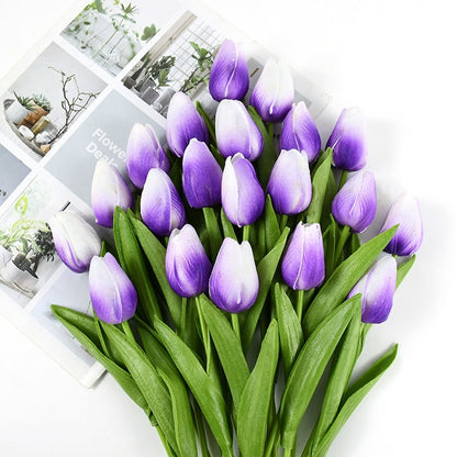 Silicone Artificial Flower Tulip Bouquet